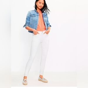 Loft Women's White Skinny‎ Jeans 30/10 Petite NWT